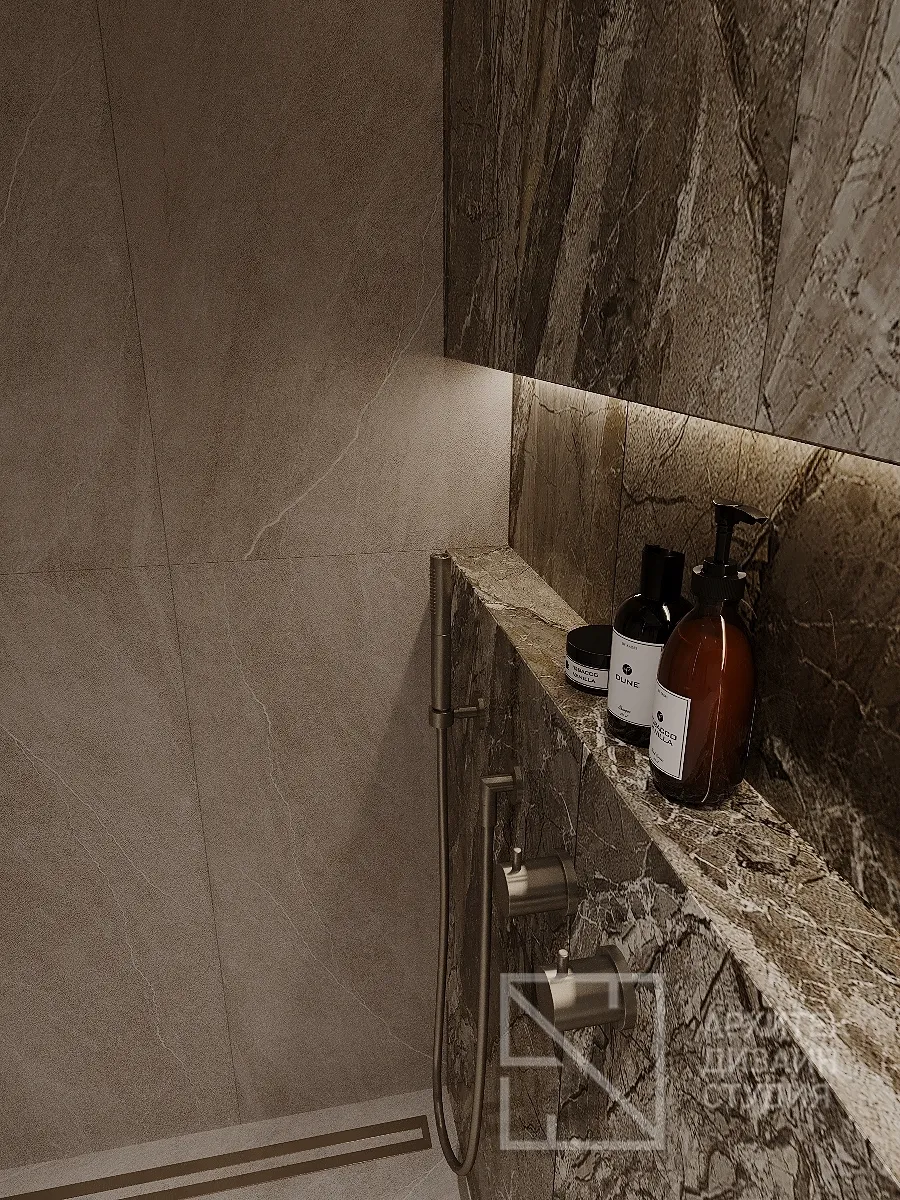 Дизайн интерьера квартиры в г. Абакан по ул. Авиаторов 1В/2 - Ванная - Фото 4